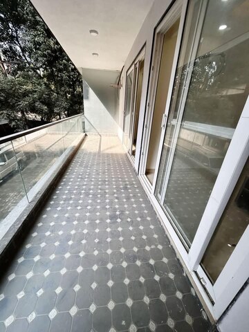 Balcony in 4 BHK Builder Floor at Saket – for Rent