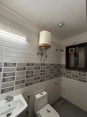 Bathroom in 2 BHK Builder Floor at Saket – for Rent