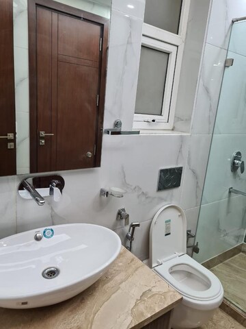 Attached Bathroom in 3 BHK Apartment at Greater Kailash I – for Rent