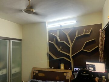 Living Room in 1 BHK Apartment at Raunak Unnathi Greens, Kasarvadavali – for Rent
