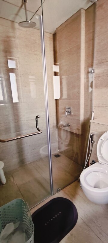 Bathroom in 3 BHK Apartment at Oberoi Maxima, Andheri East – for Rent