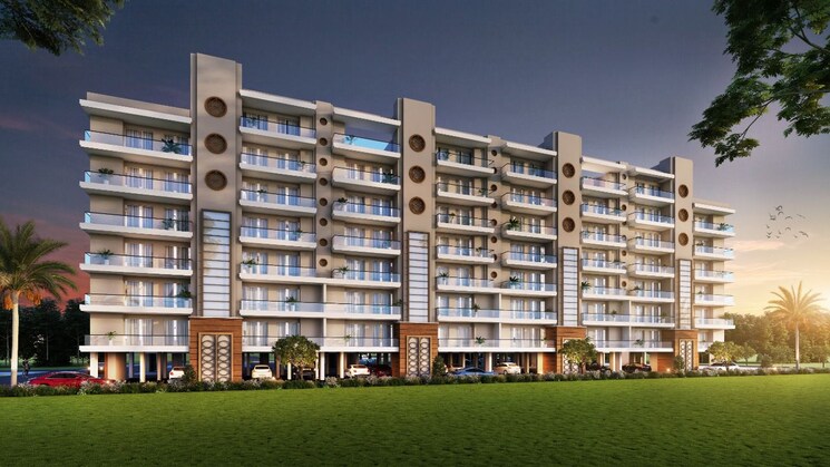 Exterior View, hermitage-centralis 3 Bedroom 1700 Sq.Ft. Apartment In Vip Road Zirakpur 8219065