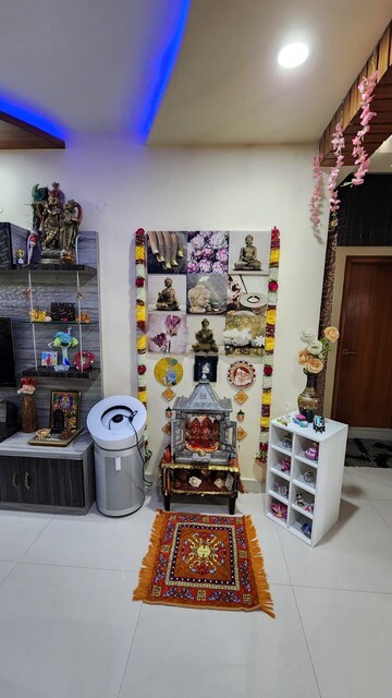 Living Room in 3 BHK Apartment at Gem Nugget, Manikonda – for Rent