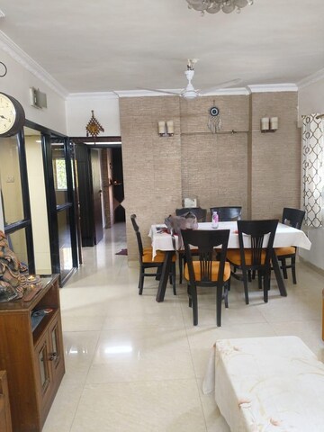 Living Room in 3 BHK Apartment at Jalvayu Vihar Powai, Powai – for Rent