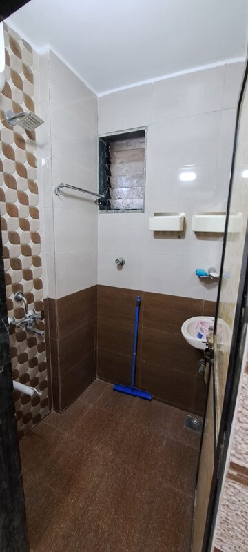 Bathroom in 1 BHK Apartment at Rabale – for Rent