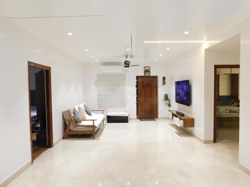 Living Room in 3 BHK Apartment at Dukes Galaxy, Banjara Hills – for Rent