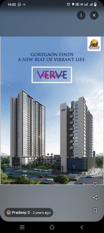 3 BHK Apartment For Rent in Kolte Patil Verve Bangur Nagar Mumbai  8219140