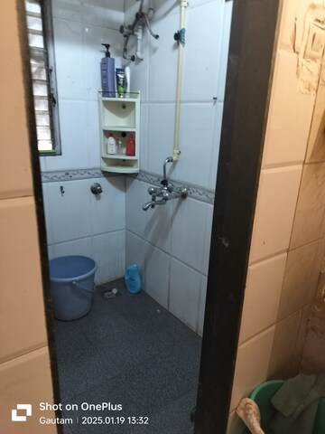 Bathroom in 1 BHK Apartment at Green Field B CHS LTD, Andheri East – for Rent
