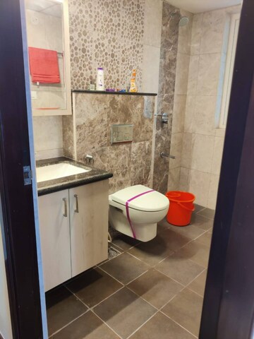 Bathroom in 3.5 BHK Apartment at Pashmina Waterfront, Old Madras Road – for Rent