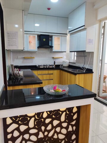 Kitchen in 3.5 BHK Apartment at Pashmina Waterfront, Old Madras Road – for Rent