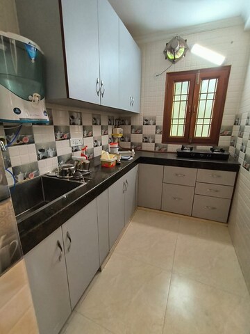 Kitchen in 1 RK Builder Floor at Malviya Nagar – for Rent