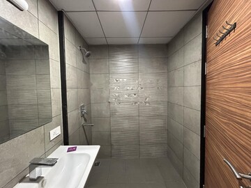 Bathroom in 3 BHK Apartment at Jayabheri The Summit, Narsingi – for Rent