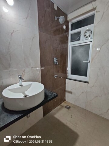 Bathroom in 3 BHK Apartment at SMR Vinay Iconia Hyderabad, Kondapur – for Rent