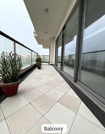 Balcony in 3.5 BHK Apartment at Ahinsha Naturez Park, Sector 41 – for Sale