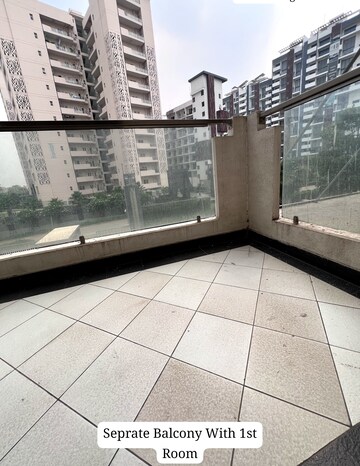Balcony in 3.5 BHK Apartment at Ahinsha Naturez Park, Sector 41 – for Sale