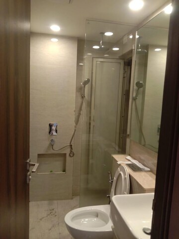 Bathroom in 2 BHK Apartment at LnT Veridian, Powai – for Rent