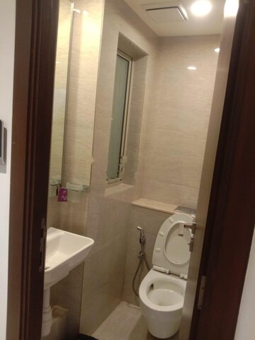 Bathroom in 2 BHK Apartment at LnT Veridian, Powai – for Rent