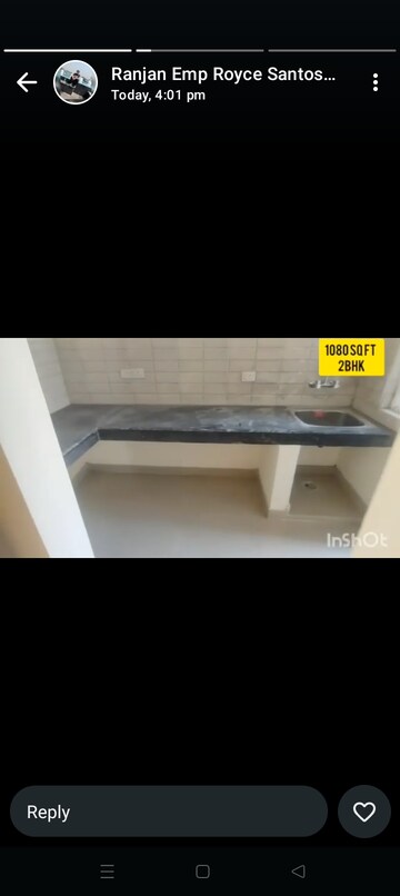 Kitchen in 2 BHK Apartment at Royce Sentosa Parc, Raj Nagar Extension – for Sale