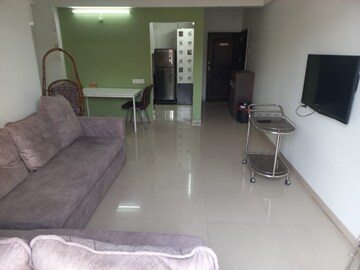 Living Room in 2 BHK Apartment at Gulmohar Goldcoast, Kharadi – for Rent