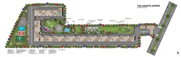 Master Plan in 4 BHK Apartment at The Ananta Aspire, Utrathiya – for Sale