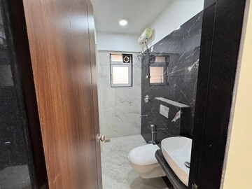 Bathroom in 1 BHK Apartment at Sheth Irene, Malad West – for Rent