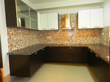 Kitchen in 3 BHK Builder Floor at DLF Vibhuti Khand, Gomti Nagar – for Rent
