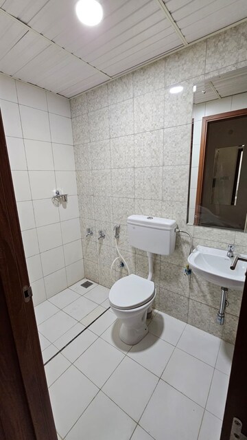 Bathroom in 3 BHK Apartment at L&T Raintree Boulevard, Hebbal – for Sale