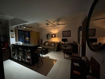 Living Room in 1 BHK Apartment at Bandra West – for Rent