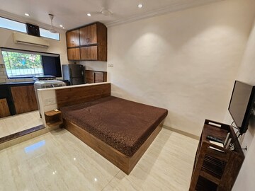 Living Room in 1 RK Apartment at Khar West – for Rent