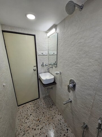 Bathroom in 1 RK Apartment at Khar West – for Rent