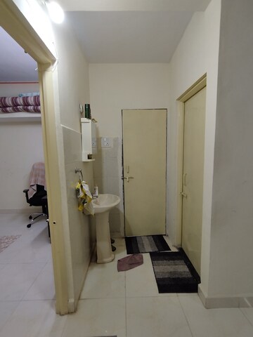 Bathroom in 2 BHK Apartment at Sairang Complex, Pimple Gurav – for Rent