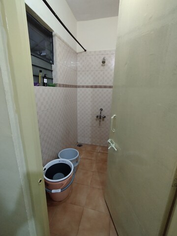 Bathroom in 2 BHK Apartment at Sairang Complex, Pimple Gurav – for Rent