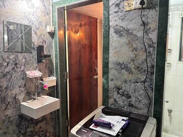 Bathroom in 1 BHK Apartment at Bandra West – for Rent