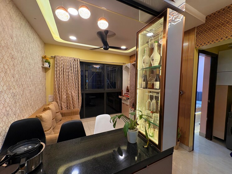 Living Room, lodha-crown-quality-homes 1 Bedroom 317 Sq.Ft. Apartment In Majiwada Thane 8220544