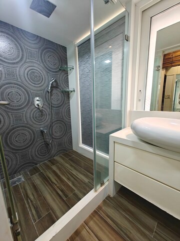 Bathroom in 2 BHK Apartment at Bandra West – for Rent