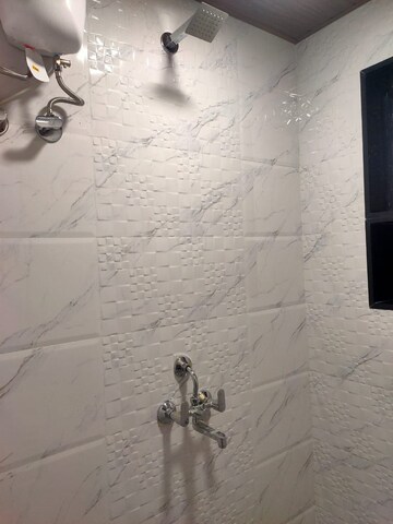 Bathroom in 1 BHK Apartment at Mahape – for Rent