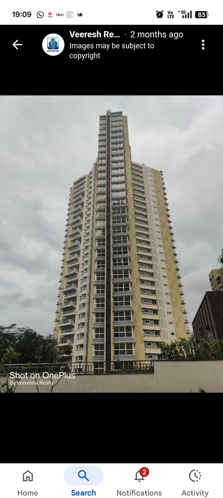 Exterior View, prestige-fairfield 3.5 Bedroom 2233 Sq.Ft. Apartment In Rmv 2nd Stage Bangalore 8220645