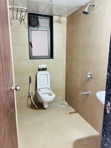 Bathroom in 2 BHK Apartment at Runwal Eirene, Balkum Pada – for Rent