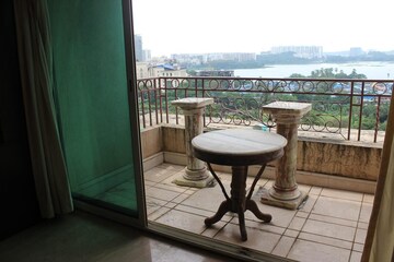 Balcony in 5 BHK Apartment at Hiranandani Powai Park, Powai – for Rent