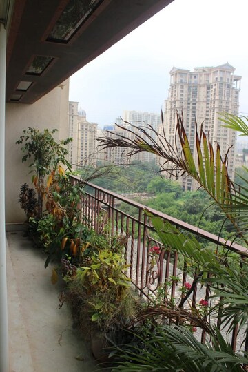 Balcony in 5 BHK Apartment at Hiranandani Powai Park, Powai – for Rent