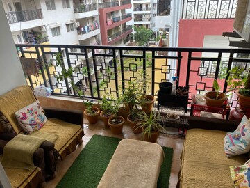 Balcony in 3 BHK Apartment at Mowa – for Rent
