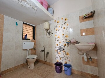 Bathroom in 2 BHK Apartment at Viva Vrindavan Krishna Gardens, Virar West – for Sale