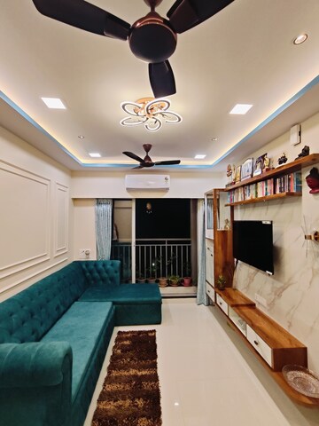 Living Room in 1 BHK Apartment at Puraniks City Reserva, Ghodbunder Road – for Rent