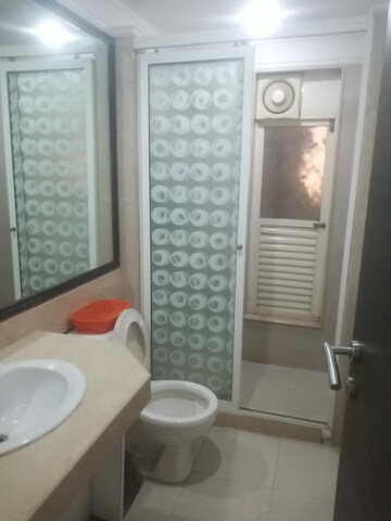 Bathroom in 3 BHK Apartment at Hiranandani Verona Co op Housing Society Ltd, Powai – for Rent