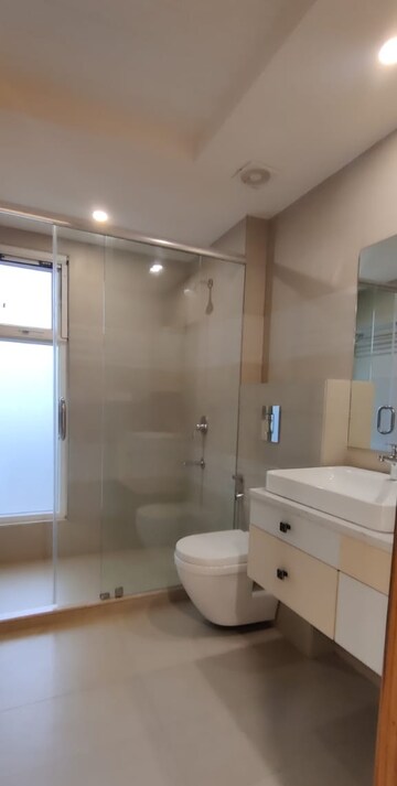 Bathroom in 2.5 BHK Builder Floor at Virat Nagar – for Rent