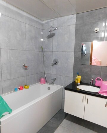 Kitchen in 3 BHK Apartment at Aparna Sarovar Zenith, Nallagandla – for Rent