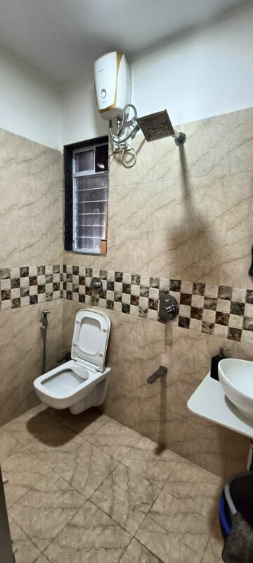 Bathroom in 2 BHK Apartment at Malad West – for Rent