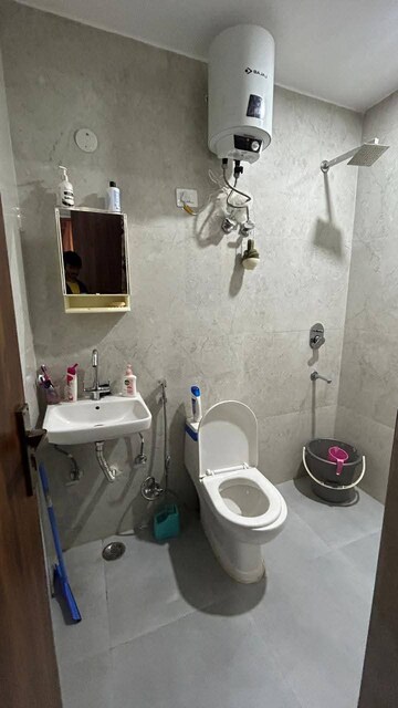 Bathroom in 1 BHK Builder Floor at Saket – for Rent