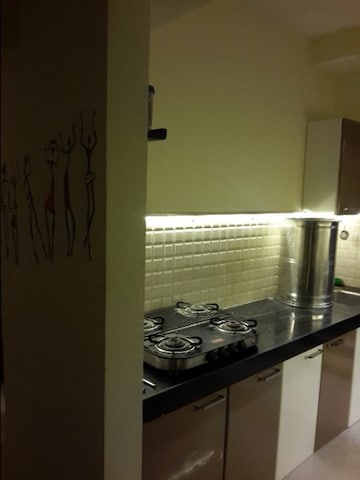 Kitchen in 1.5 BHK Apartment at Squarefeet Imperial Square, Ghodbunder Road – for Sale