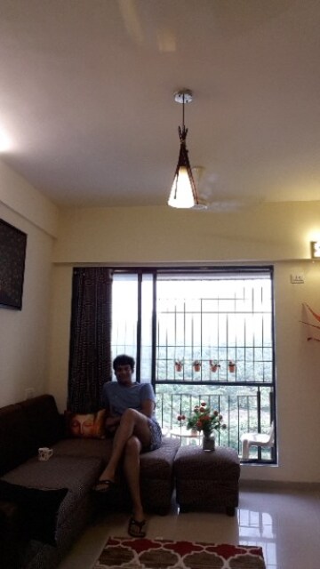 Living Room in 1.5 BHK Apartment at Squarefeet Imperial Square, Ghodbunder Road – for Sale